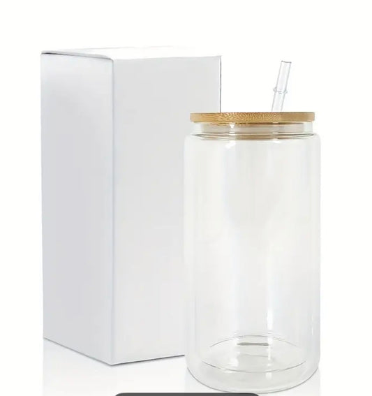 Custom 16 Oz Glass Snow globe Cup