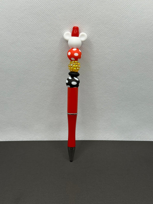 Beaded Mickey Mouse Pen