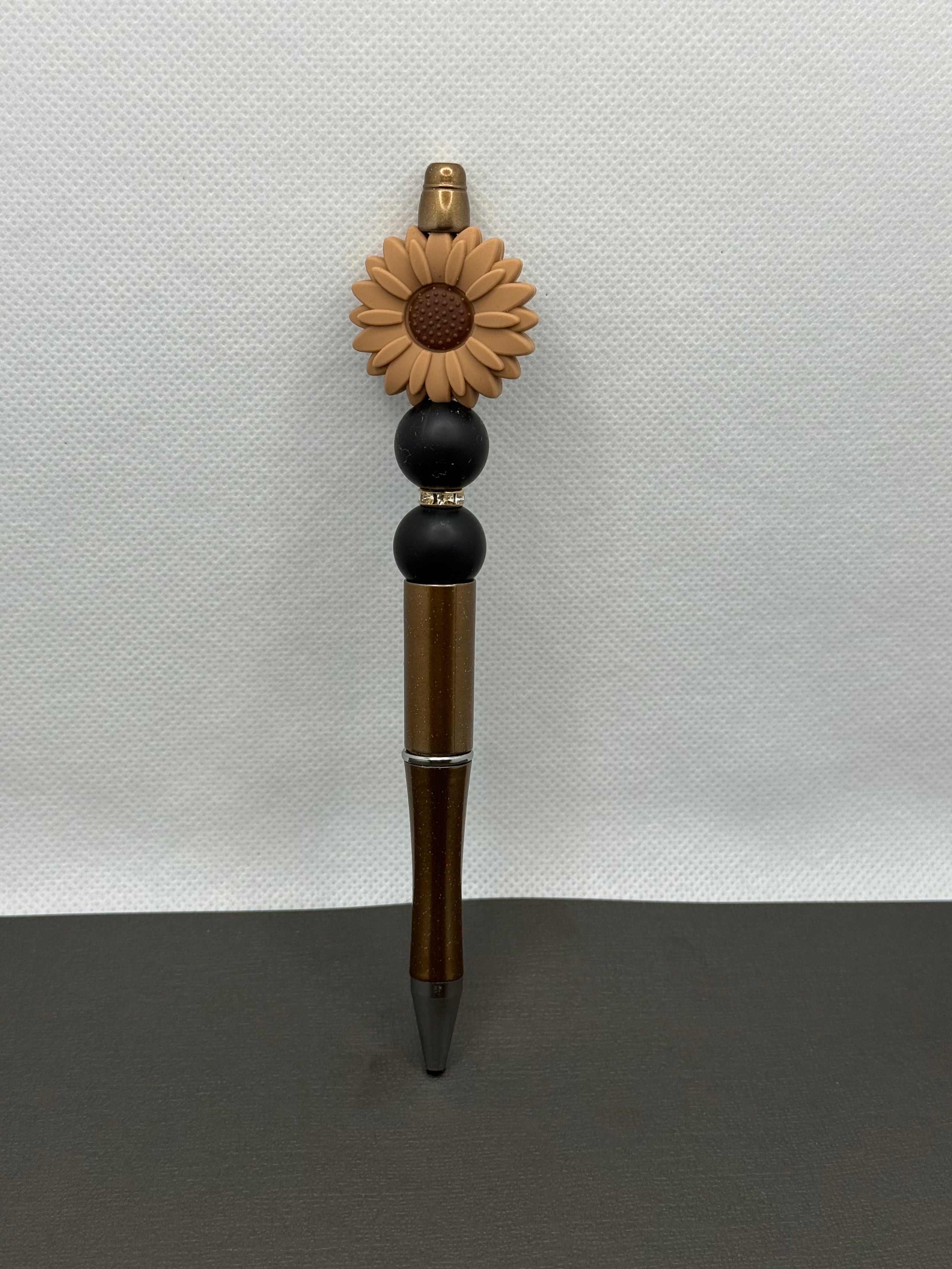Beaded Sunflower Pen