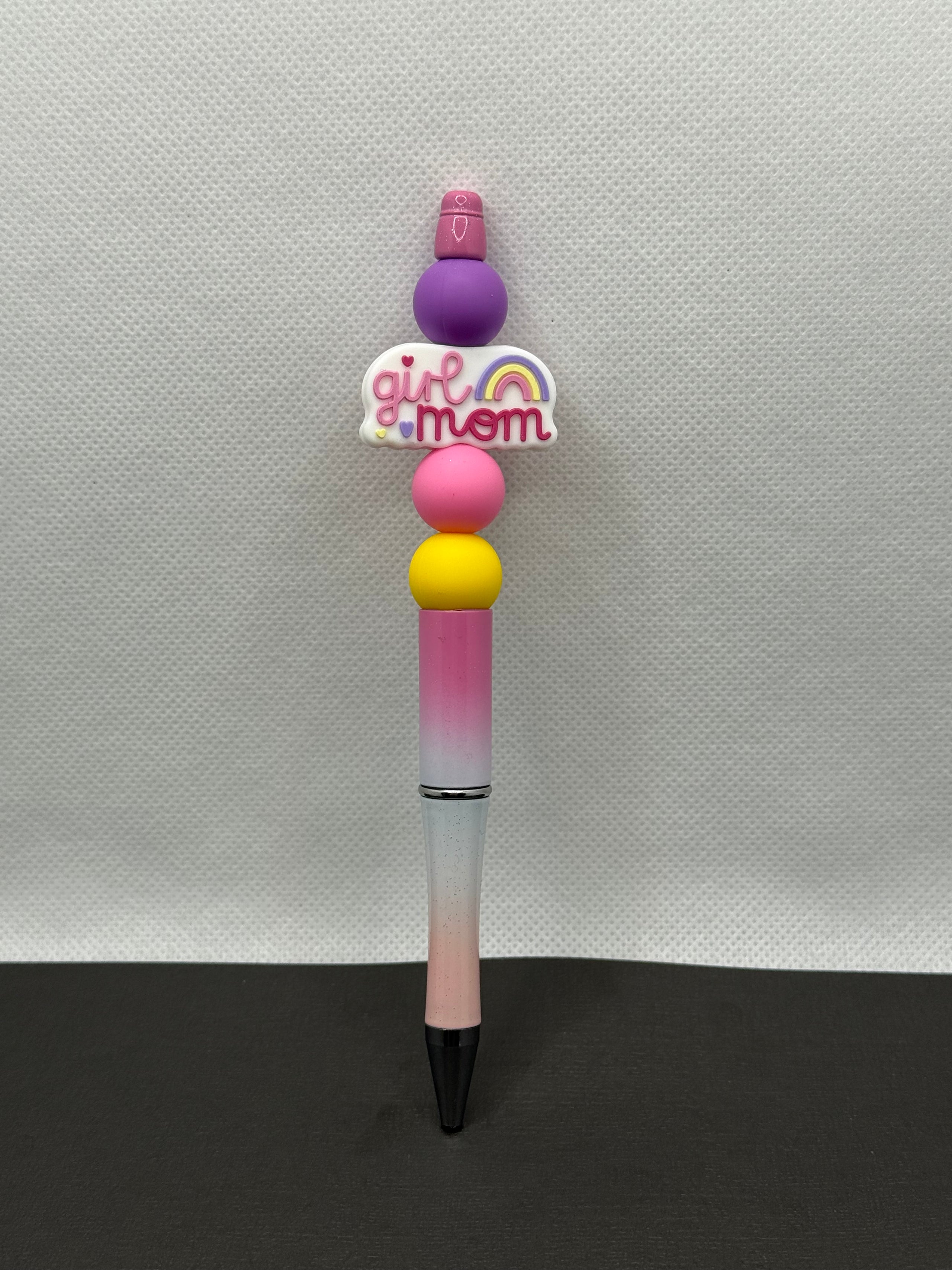 Beaded Girl Mom Pen