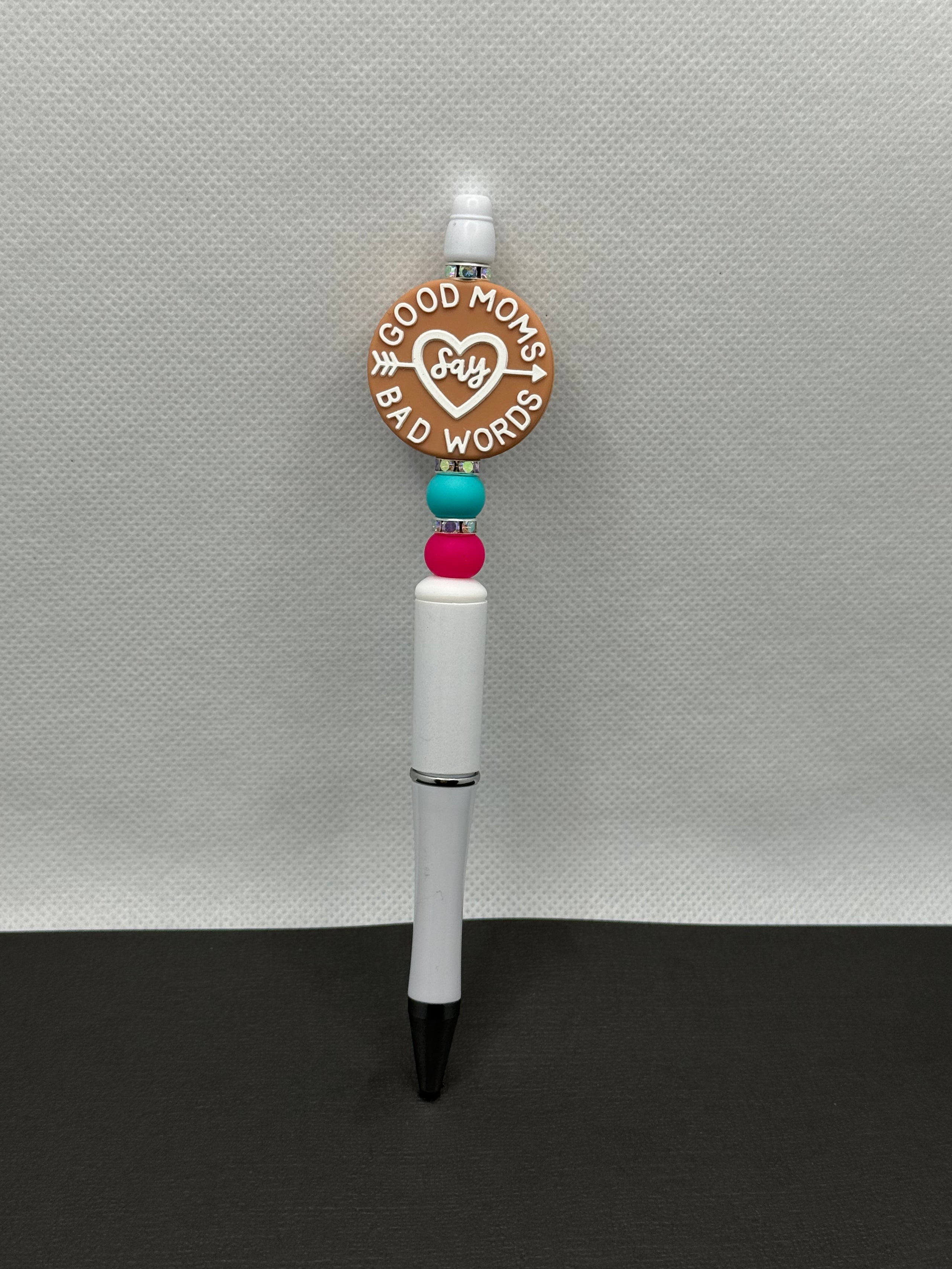 Beaded Good Moms Say Bad Words Pen