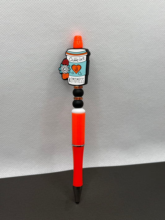 Beaded Caffeine Kindness Pen
