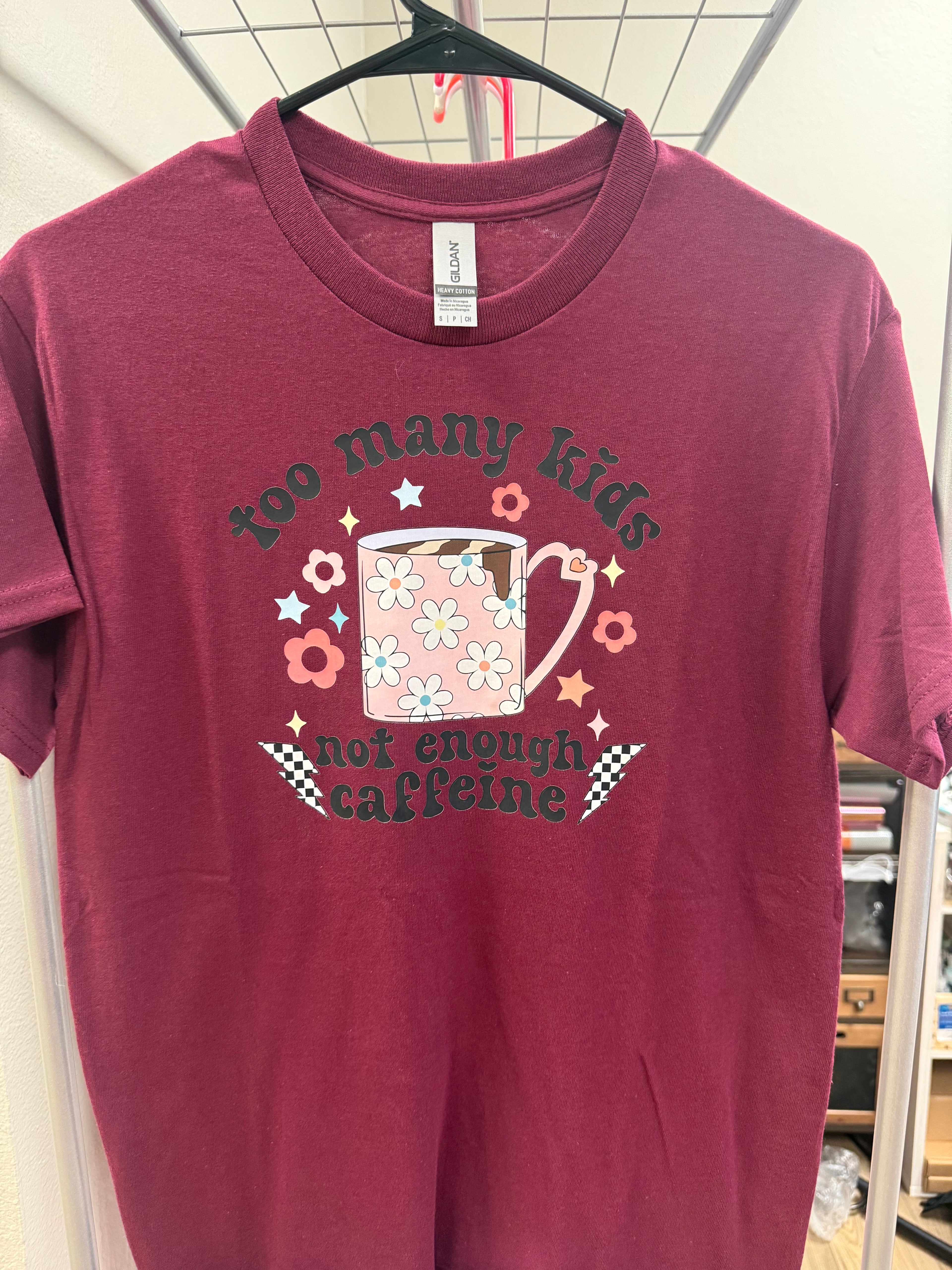 Not enough caffeine Small tshirt