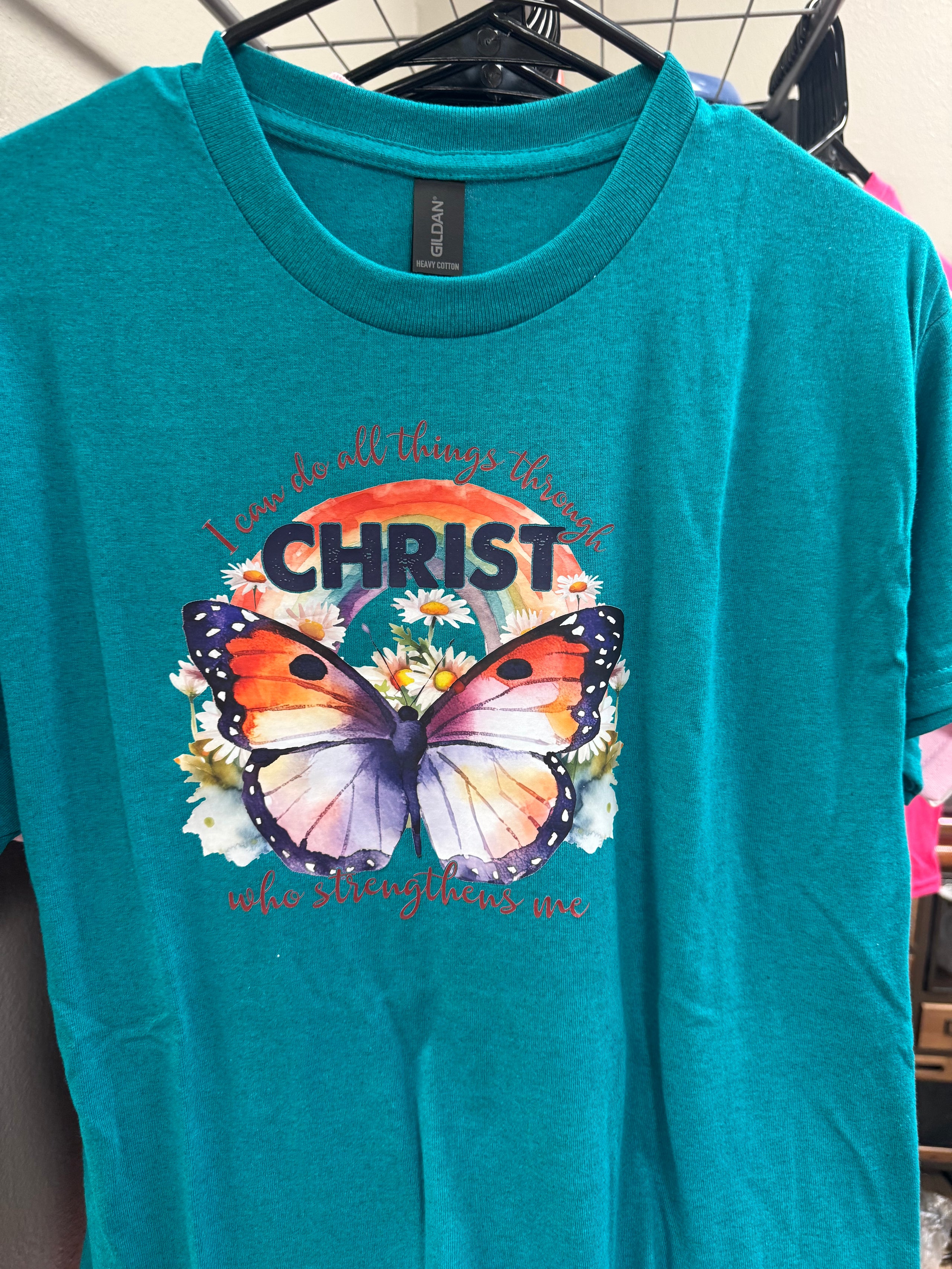 “I can do all things through Christ” Medium Tshirt