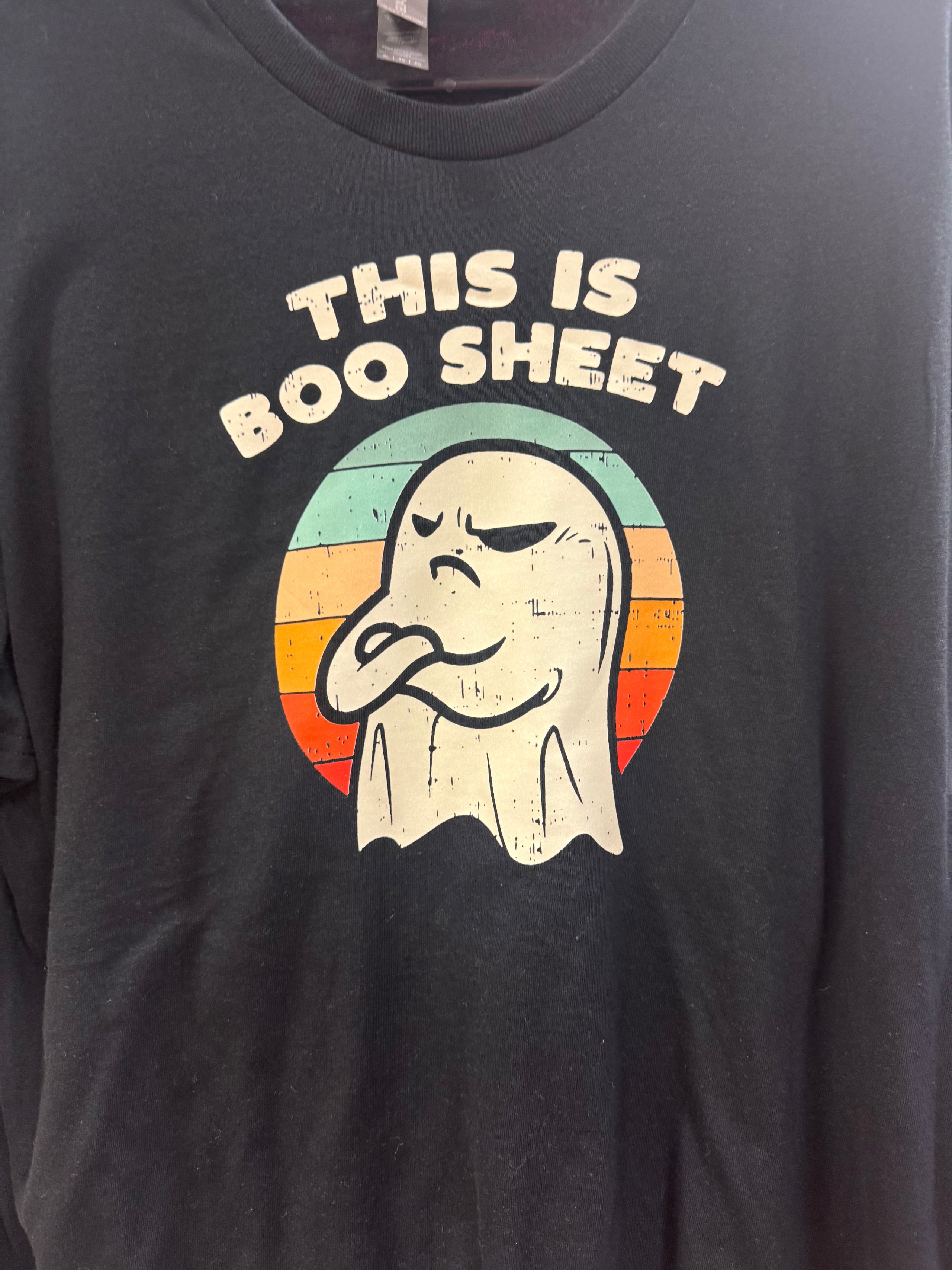 This is Boo Sheet XL Tshirt