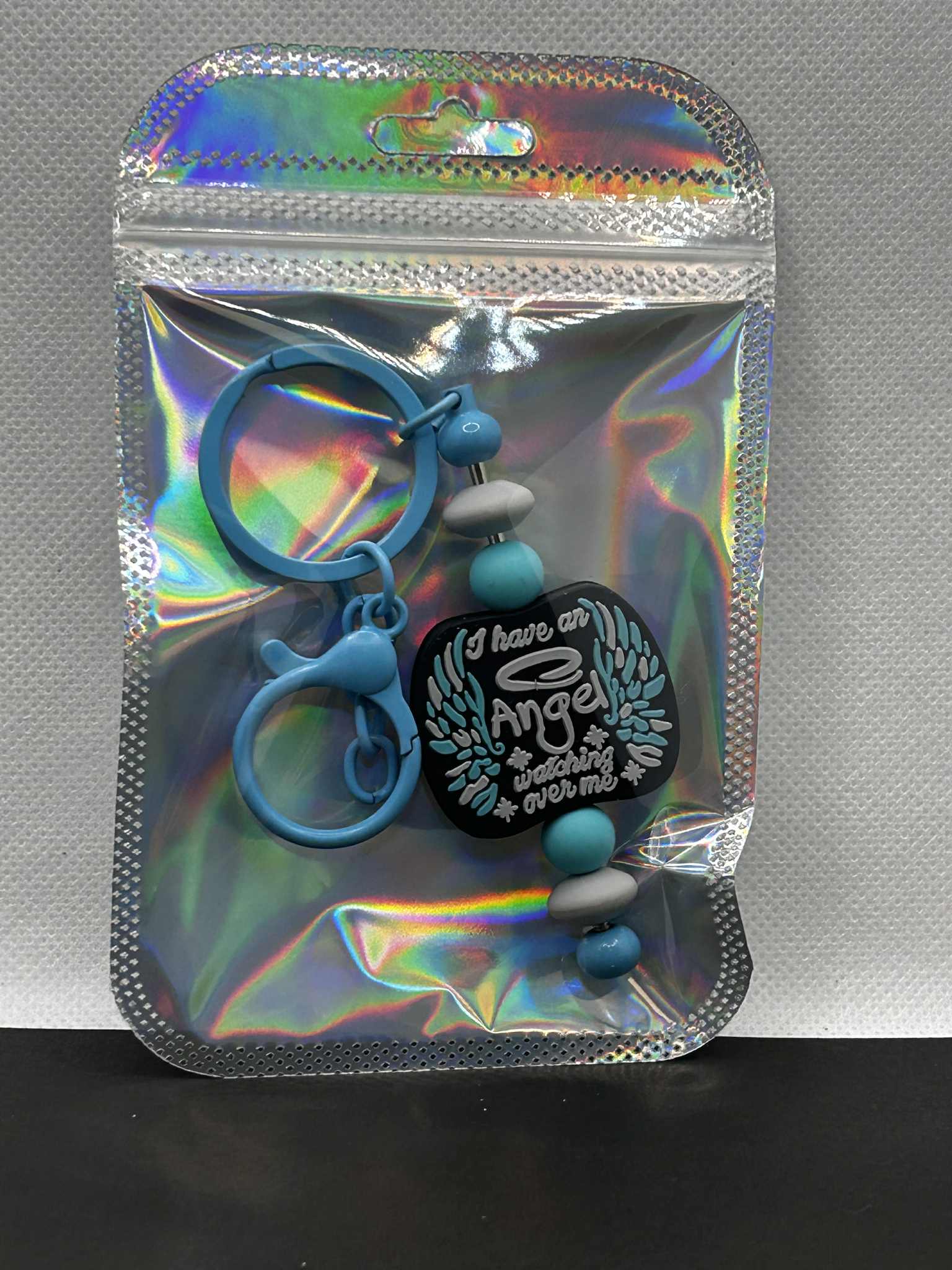 I Have an Angel Watching over Me keychain