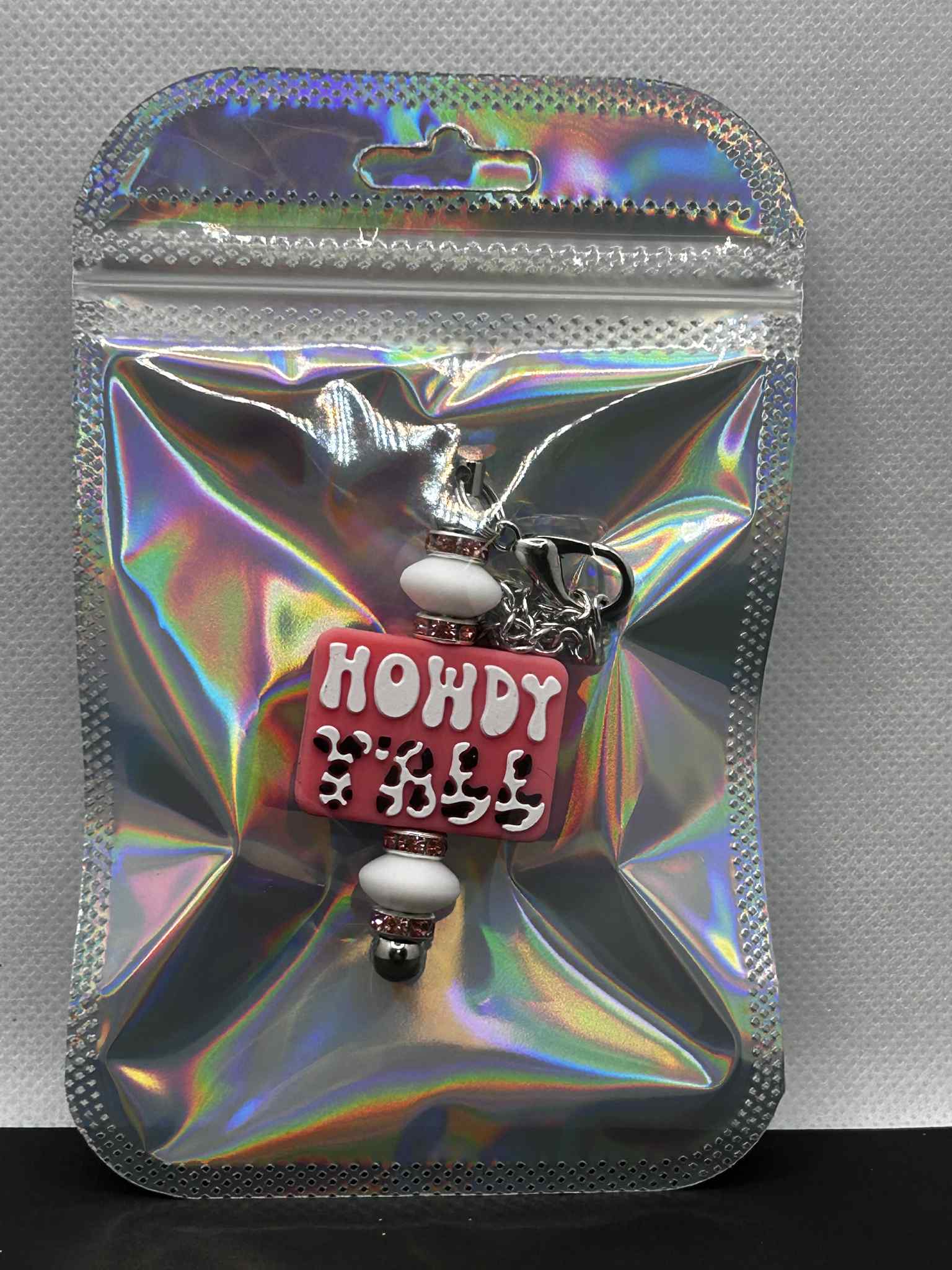 Howdy Yall Cup Charm