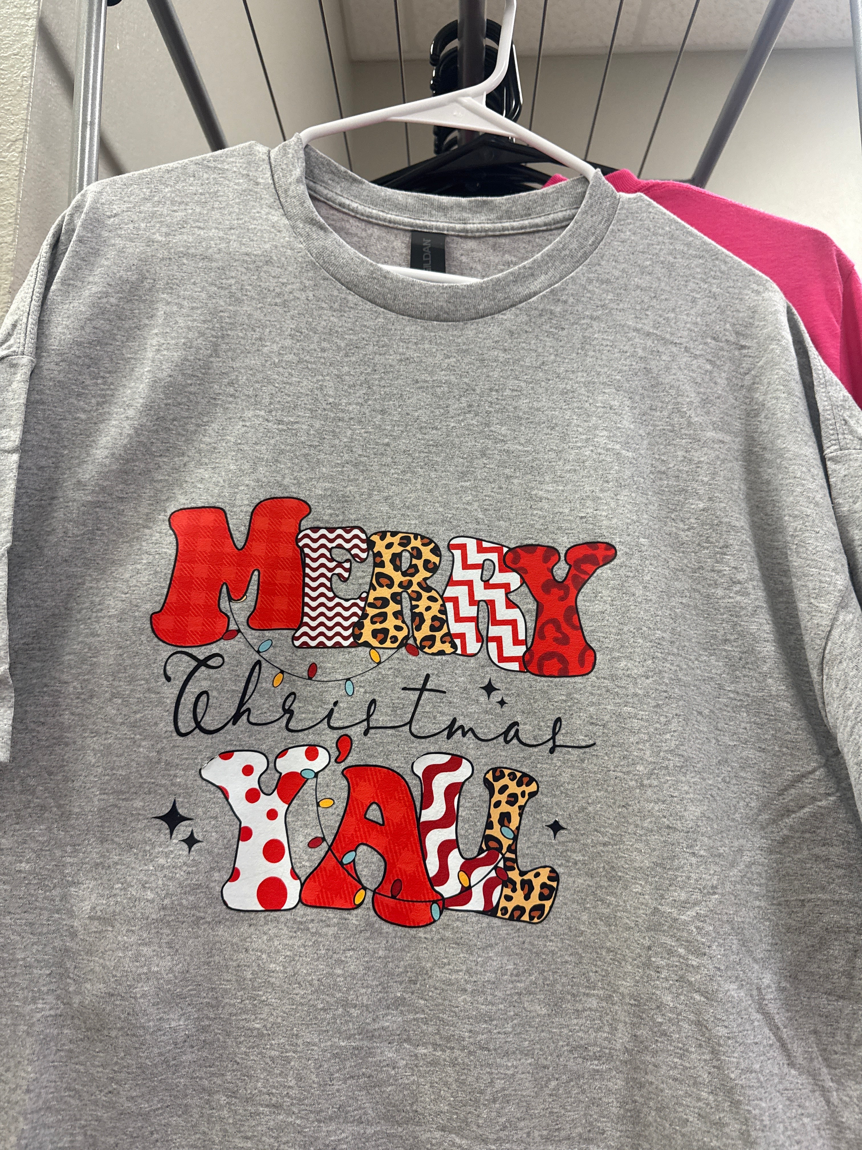 Merry Christmas Yall 2XL Tshirt