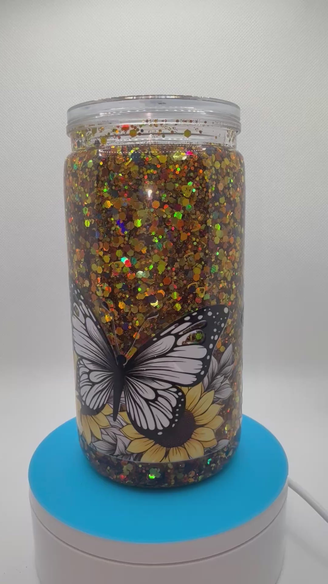 Sunflower Butterfly Cup